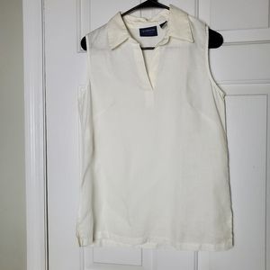Liz Claiborne Petite Small Linen Shirt
